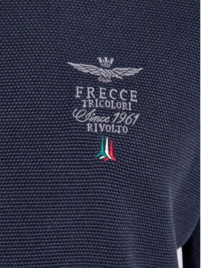 Aeronautica Militare Sweter 232MA1394L463 Granatowy Regular Fit