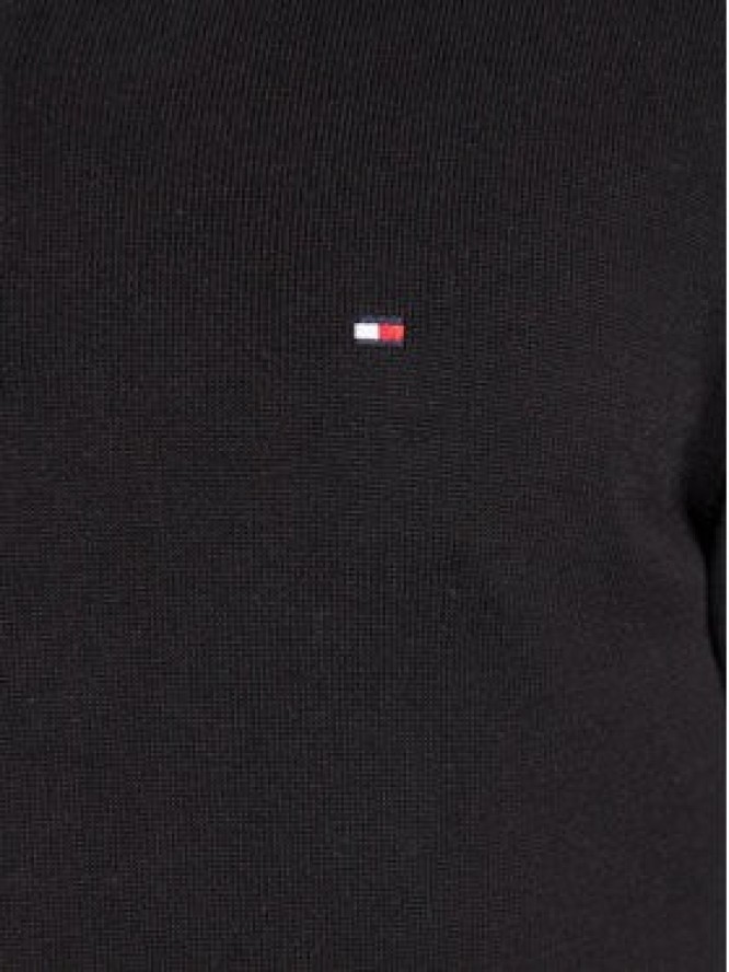 Tommy Hilfiger Sweter Pima MW0MW28049 Czarny Regular Fit