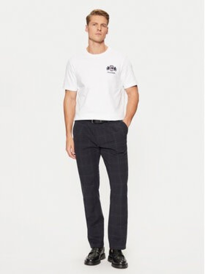 Tommy Hilfiger Chinosy MW0MW37726 Granatowy Tapered Fit