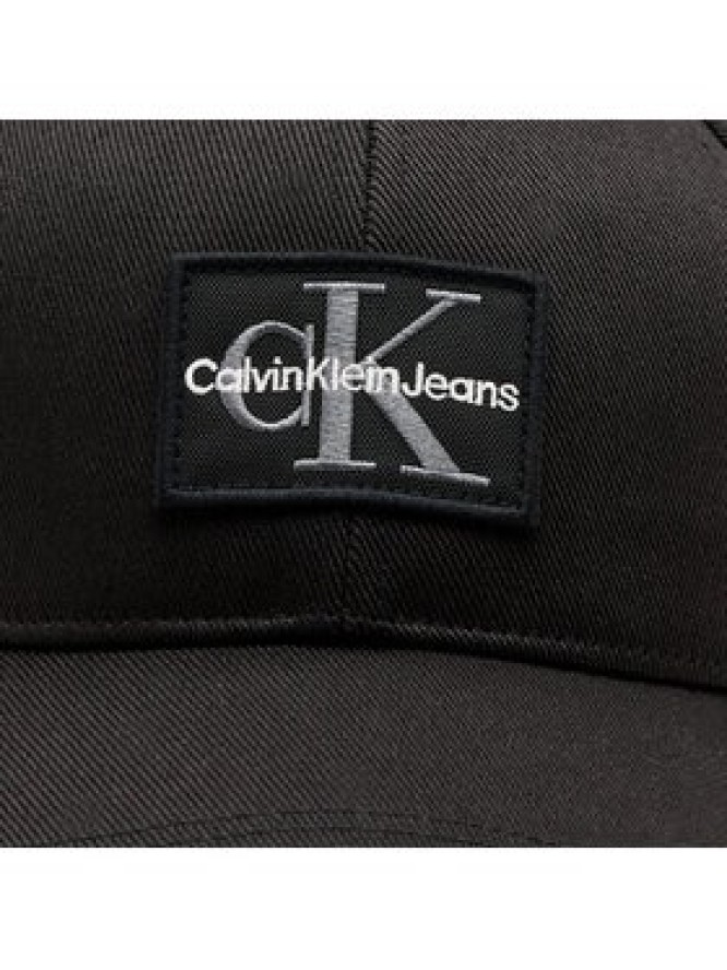 Calvin Klein Jeans Czapka z daszkiem Mono Logo Patch Cap K50K512149 Czarny