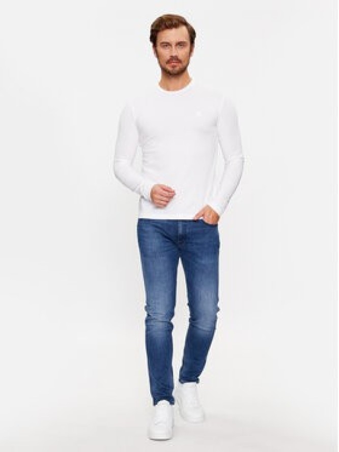 Trussardi Longsleeve 52T00763 Biały Regular Fit