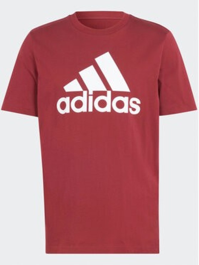 adidas T-Shirt Essentials IS1301 Bordowy Regular Fit