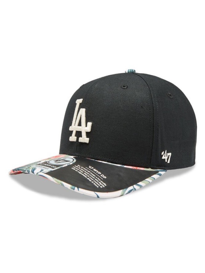 47 Brand Czapka z daszkiem MLB Los Angeles Dodgers Coastal Floral Snap '47 MVP DP B-CFLDP12GWP-BK Czarny