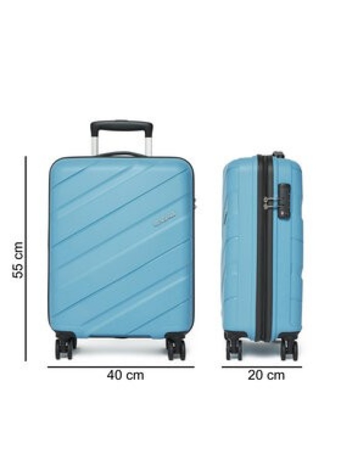 American Tourister Walizka kabinowa Jetdriver 3.0 150862 1498 1INU Błękitny