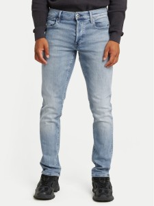 G-Star Raw Jeansy 3301 51003-D875 Niebieski Tapered Fit