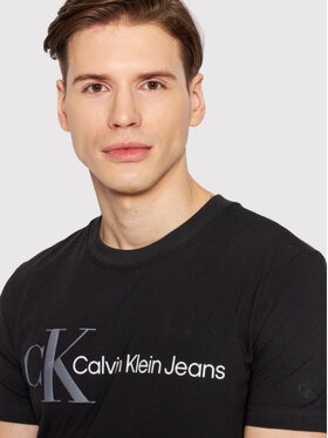 Calvin Klein Jeans T-Shirt J30J319717 Czarny Regular Fit