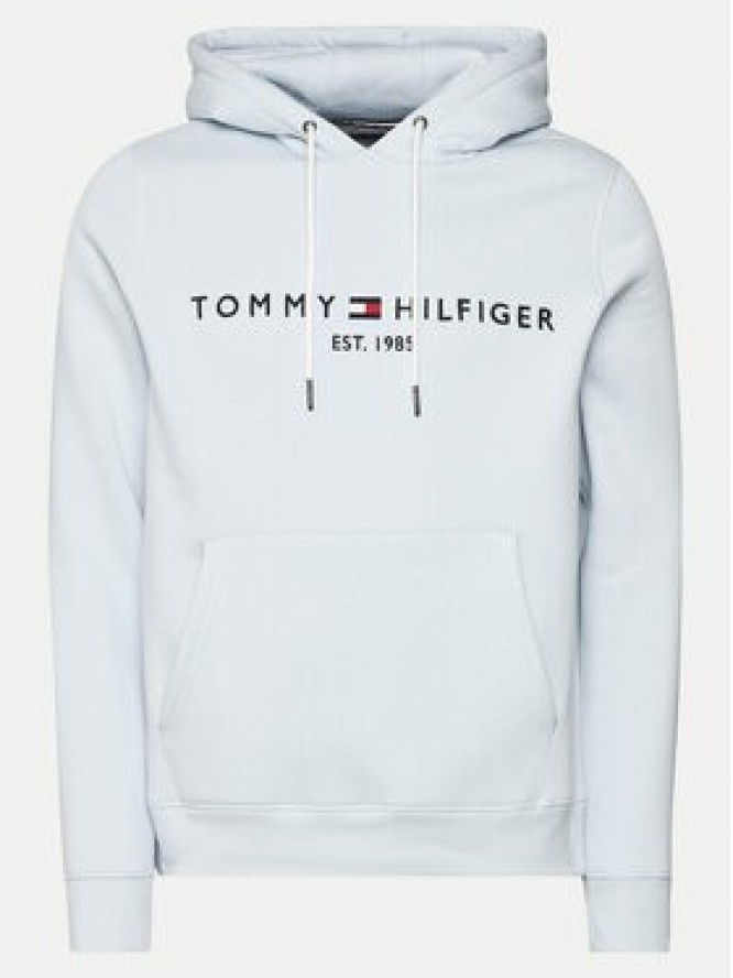 Tommy Hilfiger Bluza Logo MW0MW11599 Błękitny Regular Fit