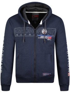 Geographical Norway Bluza "Galette" w kolorze granatowym rozmiar: S