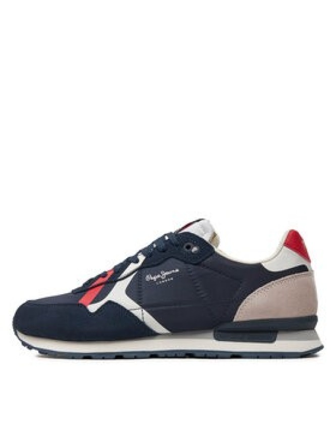 Pepe Jeans Sneakersy Brit Road M PMS40007 Granatowy