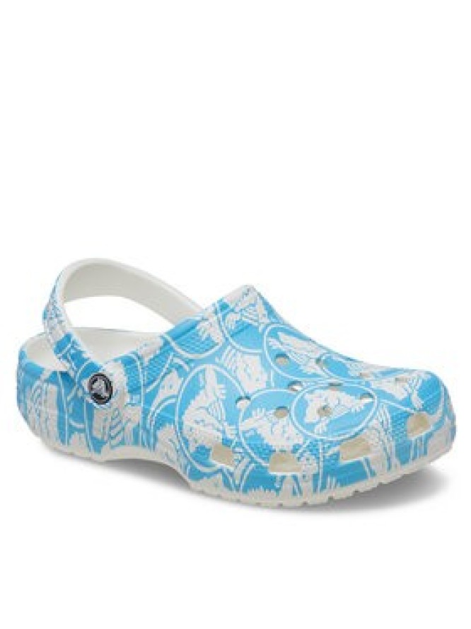 Crocs Klapki Classic Duke Print Clog 210003 Niebieski