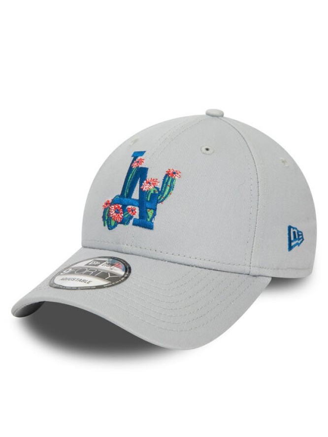 New Era Czapka z daszkiem Flower Icon 940 La Dodgers 60435114 Szary