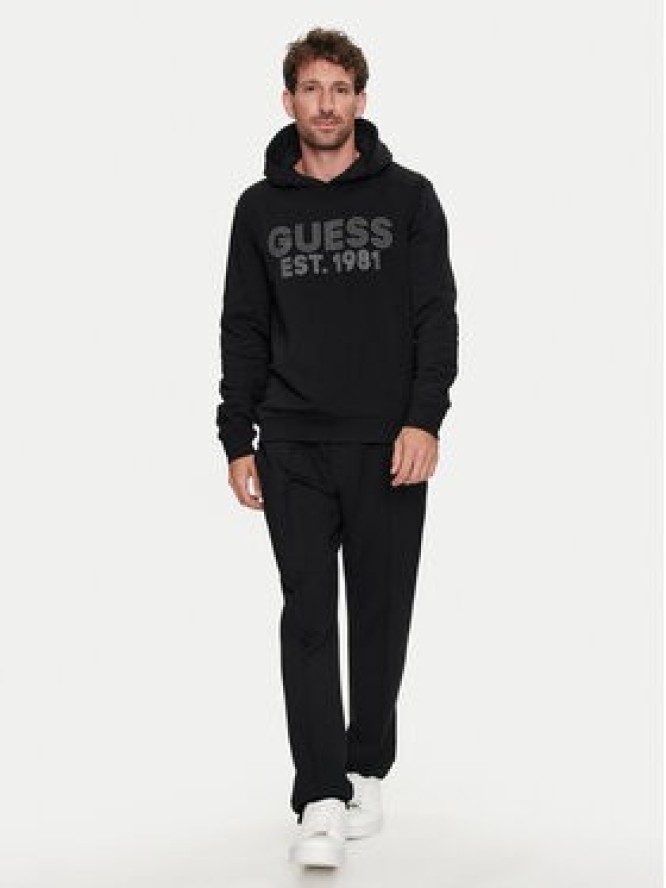 Guess Bluza M4YQ36 K9Z21 Czarny Regular Fit