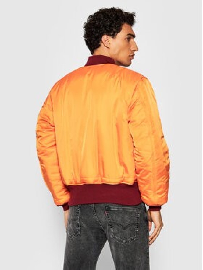 Alpha Industries Kurtka bomber Ma-1 100101 Bordowy Regular Fit