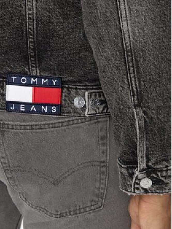 Tommy Jeans Kurtka jeansowa Isaac DM0DM19362 Szary Regular Fit