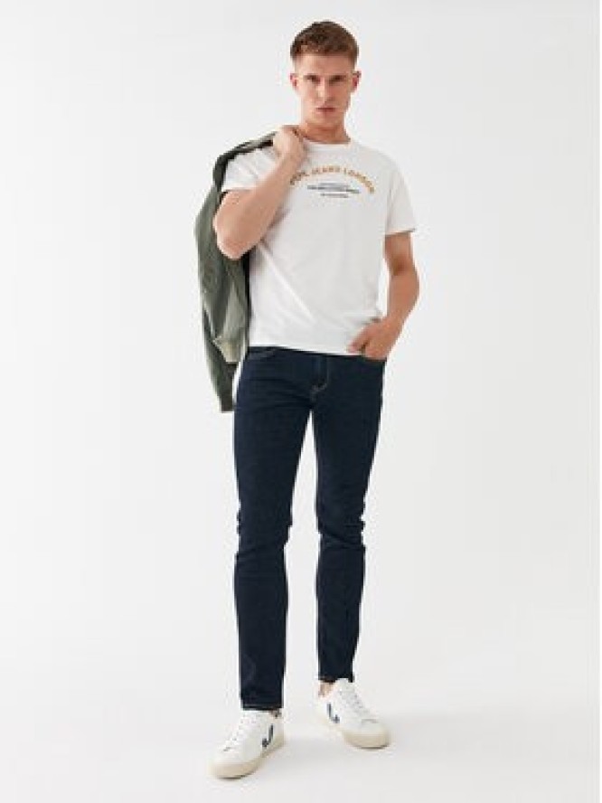Pepe Jeans T-Shirt Waddon PM508948 Biały Regular Fit