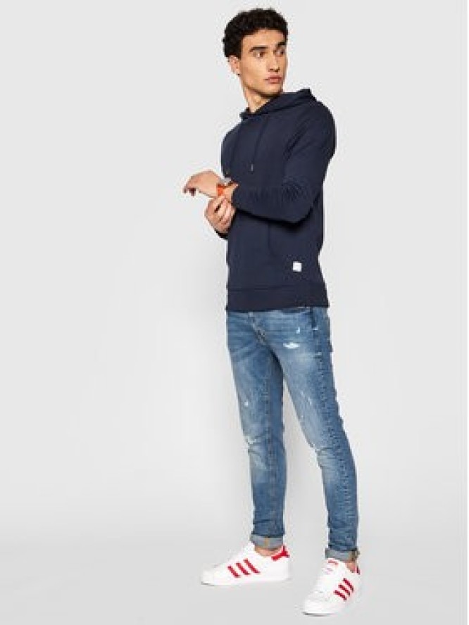 Jack&Jones Bluza Basic 12182537 Granatowy Regular Fit