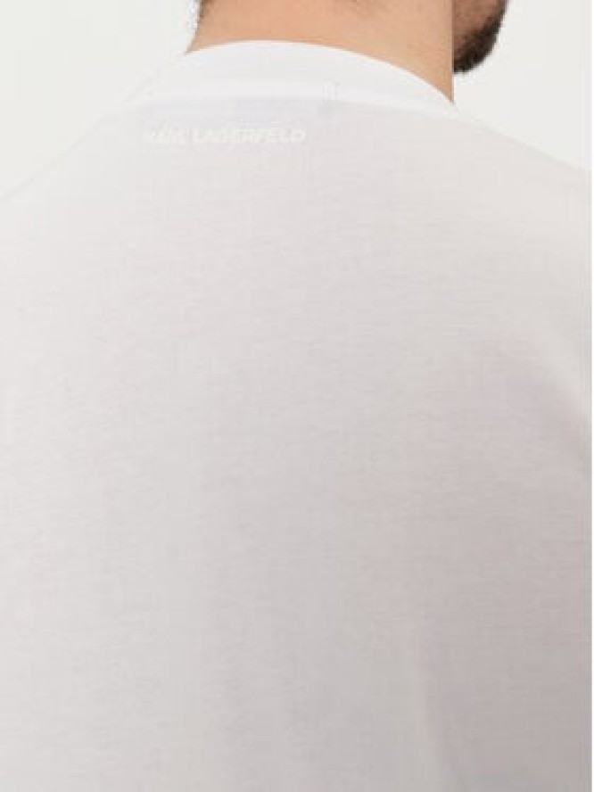 KARL LAGERFELD T-Shirt 755423 542241 Biały Regular Fit