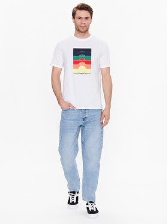 United Colors Of Benetton T-Shirt 3YR3U1050 Biały Regular Fit