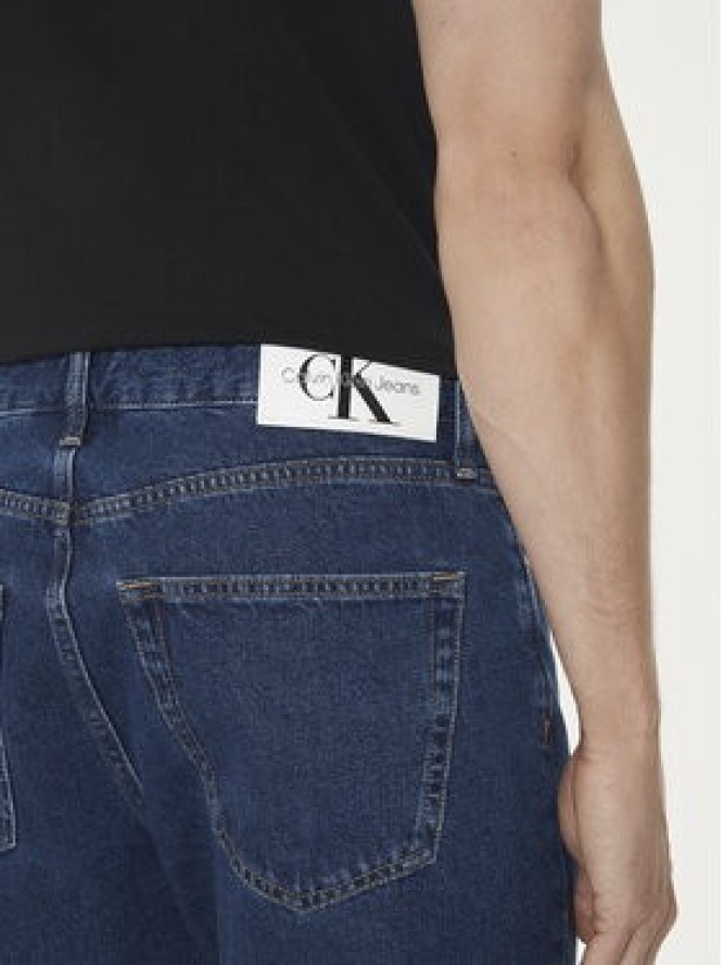 Calvin Klein Jeans Jeansy Dad J30J325940 Granatowy Loose Fit