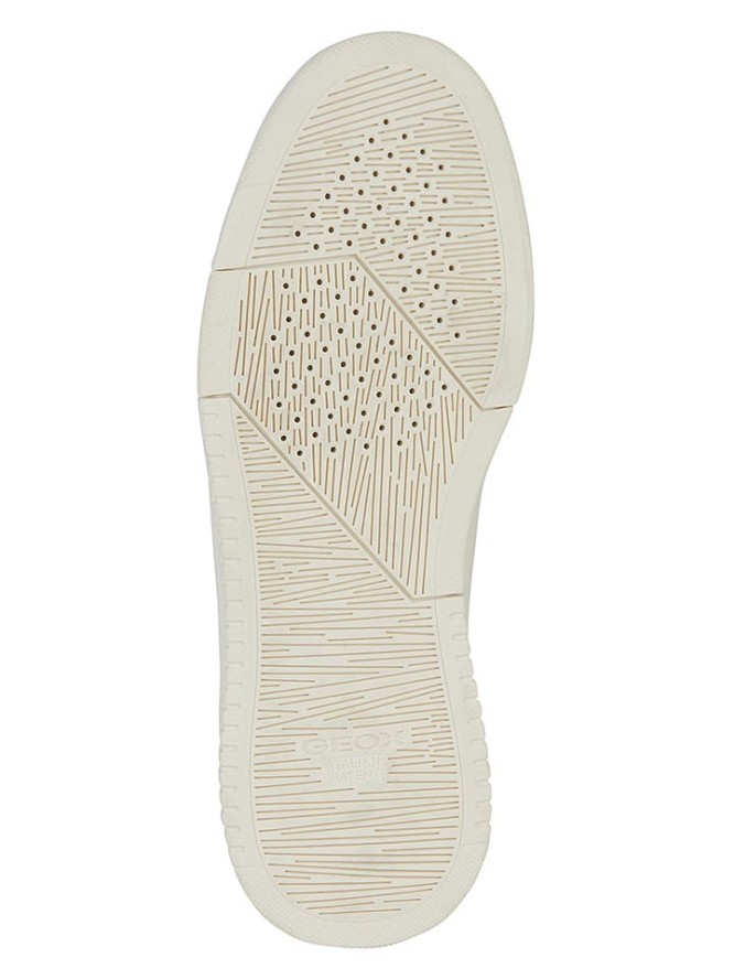 Geox Skórzane sneakersy "Segnale" w kolorze szaro-białym rozmiar: 43