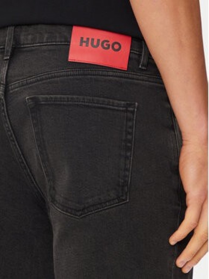 Hugo Jeansy 634 50511325 Czarny Tapered Fit