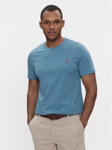 Polo Ralph Lauren T-Shirt 710671438367 Niebieski Custom Slim Fit
