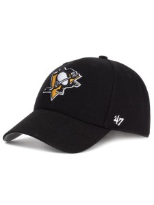 47 Brand Czapka z daszkiem Pittsburgh Penguins H-MVP15WBV-BKB Czarny