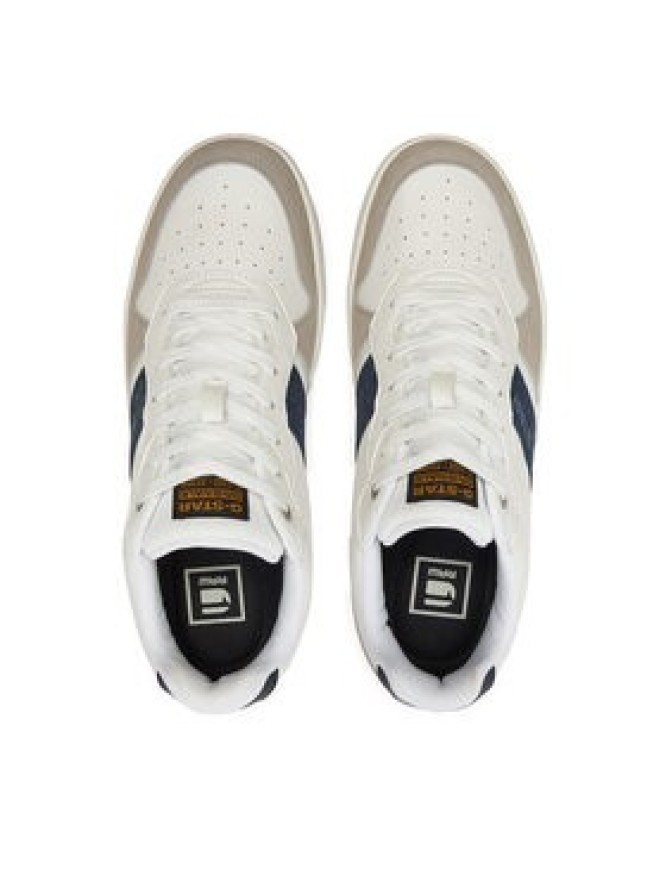 G-Star Raw Sneakersy Brend Lea Dnm M 2412 070501 Biały