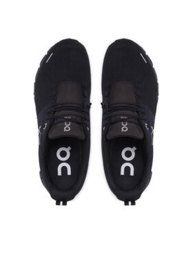 On Sneakersy Cloud 5 Waterproof 59.98842 Czarny