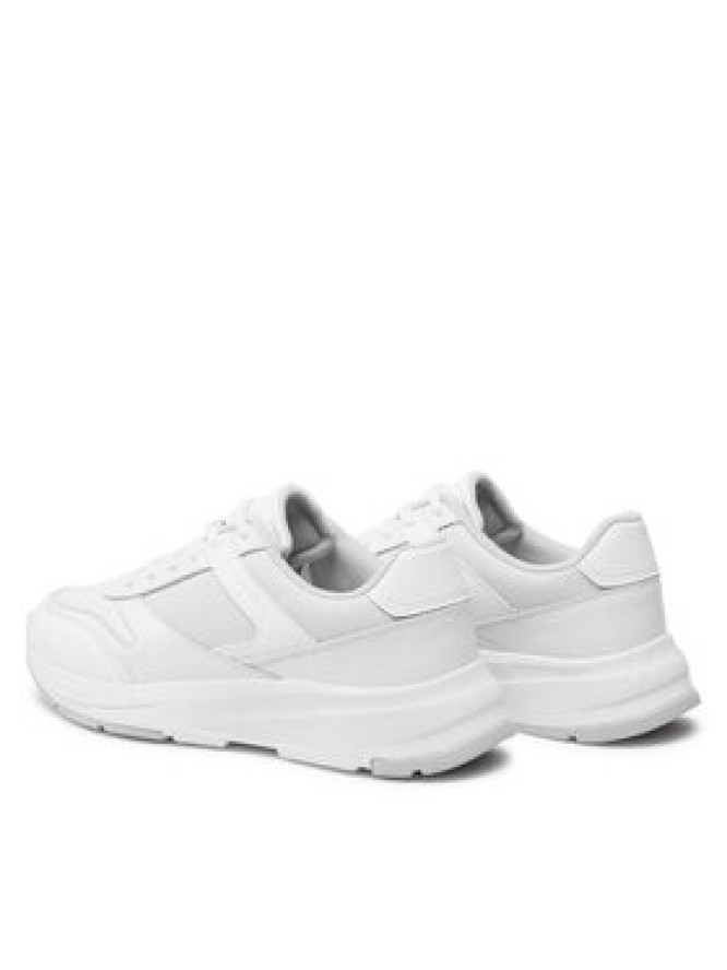 Calvin Klein Sneakersy Low Top Lace Up Mix HM0HM00901 Biały