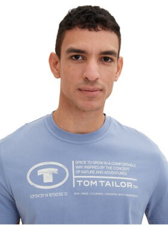 Tom Tailor T-Shirt 1035611 Błękitny Regular Fit