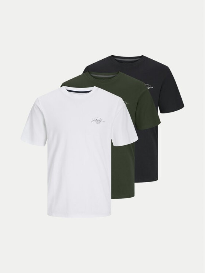 Jack&Jones Komplet 3 t-shirtów Ferris 12267680 Kolorowy Standard Fit