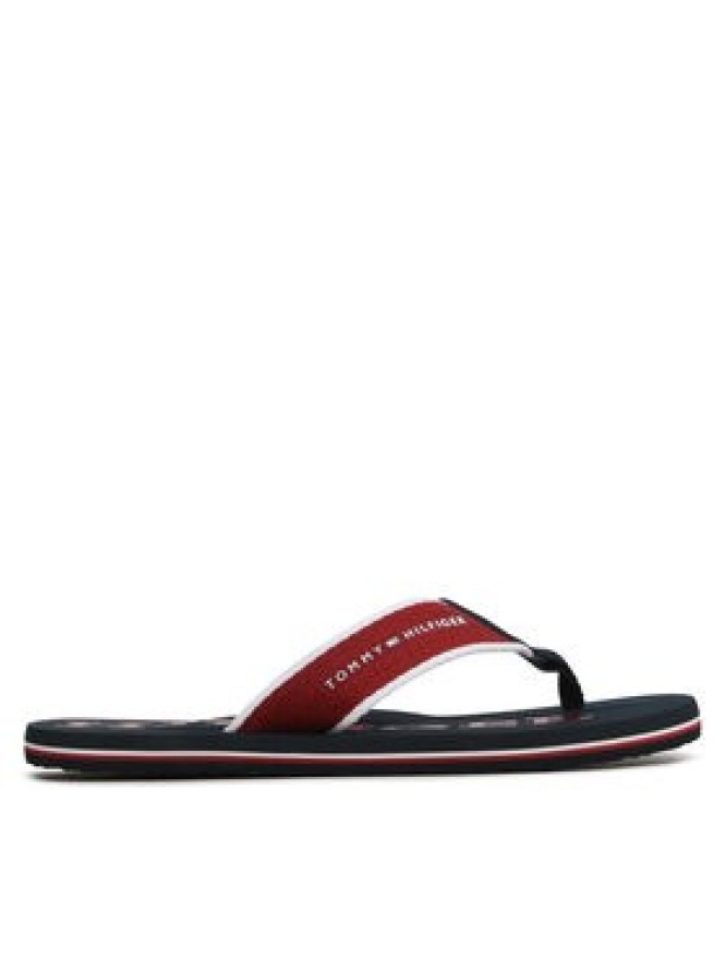 Tommy Hilfiger Japonki Classic Hilfiger Beach Sandal FM0FM04617 Bordowy