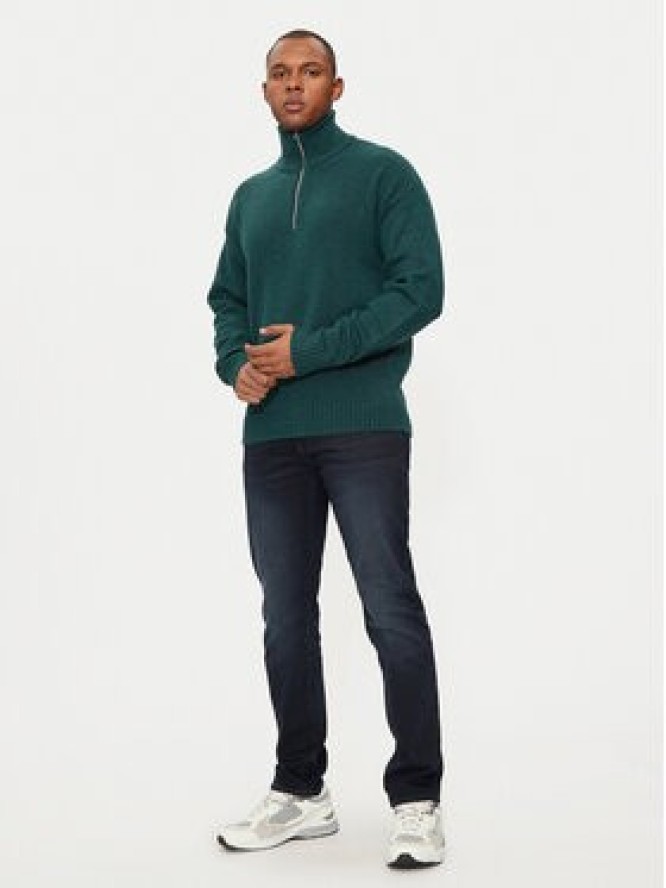 Jack&Jones Sweter Ollie 12241817 Zielony Relaxed Fit