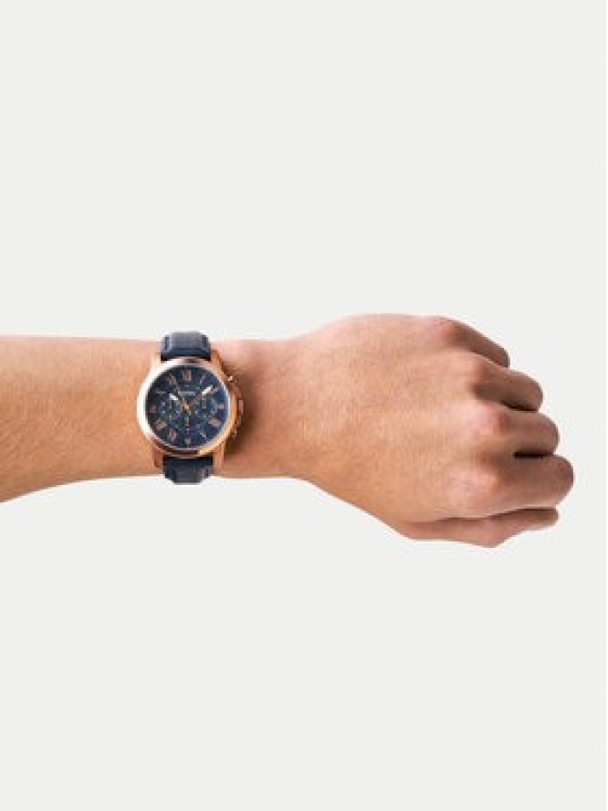 Fossil Zegarek FS4835 Granatowy