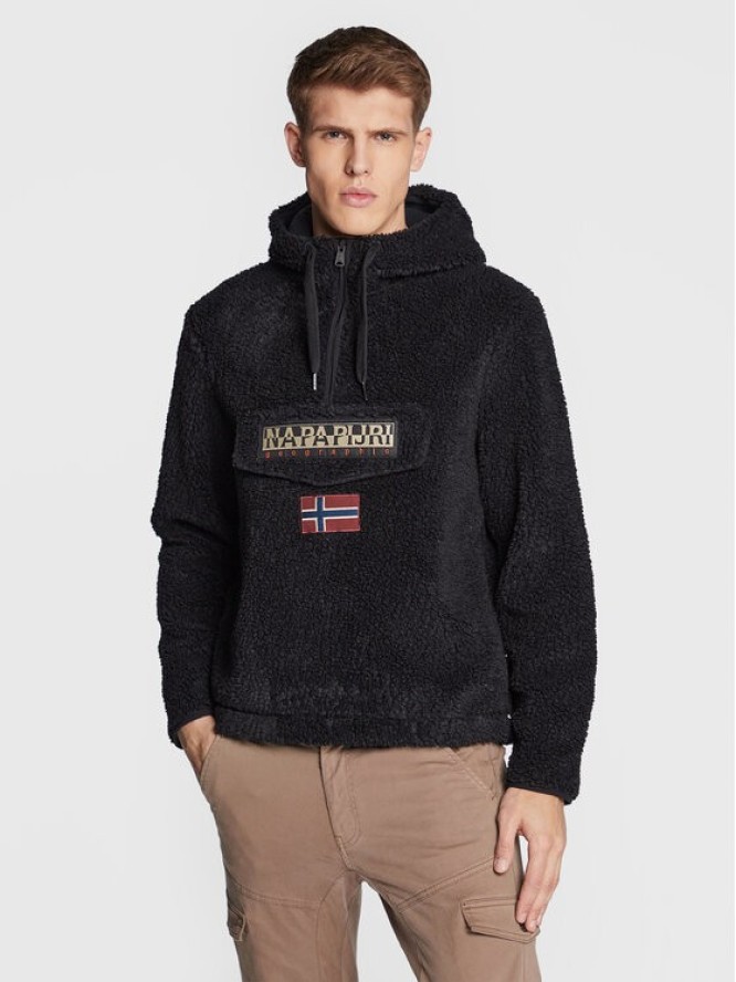 Napapijri Polar Burgee NP0A4GJ3 Czarny Regular Fit