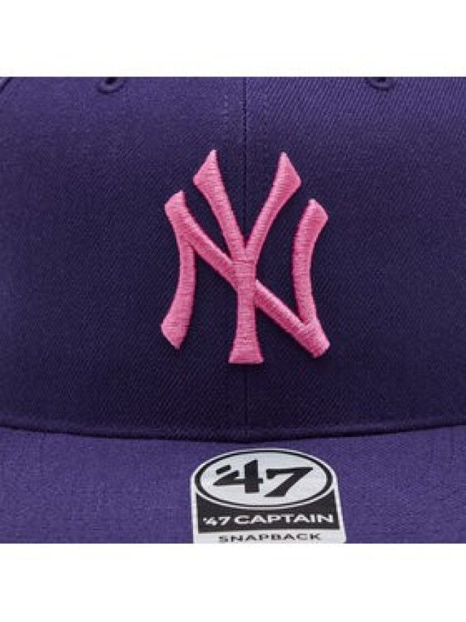 47 Brand Czapka z daszkiem Mlb New York Yankees No Shot NSHOT17WBP Fioletowy