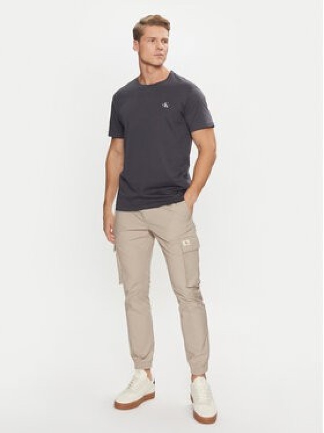 Calvin Klein Jeans Joggery Skinny Cargo J30J327614 Beżowy Skinny Fit