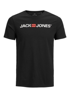 Jack & Jones Koszulka "JJECORP" w kolorze czarnym rozmiar: M