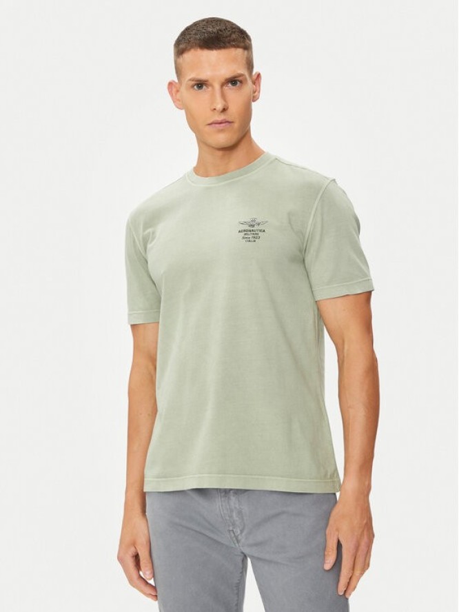 Aeronautica Militare T-Shirt 241TS2205J633 Zielony Regular Fit