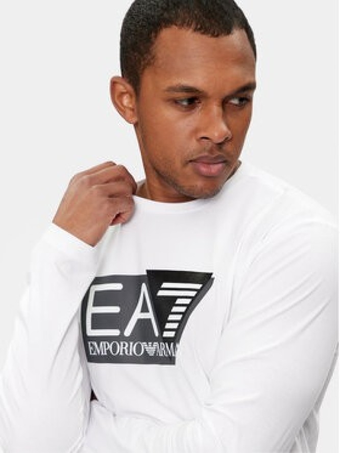 EA7 Emporio Armani Longsleeve 3DPT64 PJ03Z 1100 Biały Regular Fit