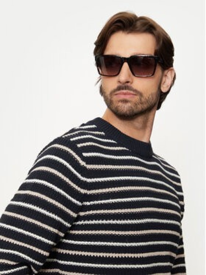 Jack&Jones Sweter Bronx 12264080 Granatowy Regular Fit