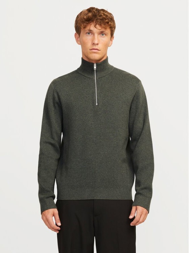 Jack&Jones Sweter Milano 12259664 Écru Relaxed Fit