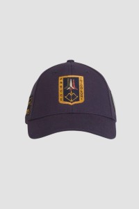 AERONAUTICA MILITARE Granatowa czapka z daszkiem Frecce Tricolori Patch