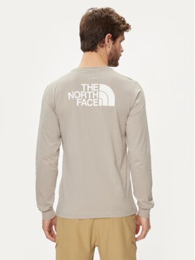 The North Face Longsleeve Easy NF0A87N8 Szary Regular Fit