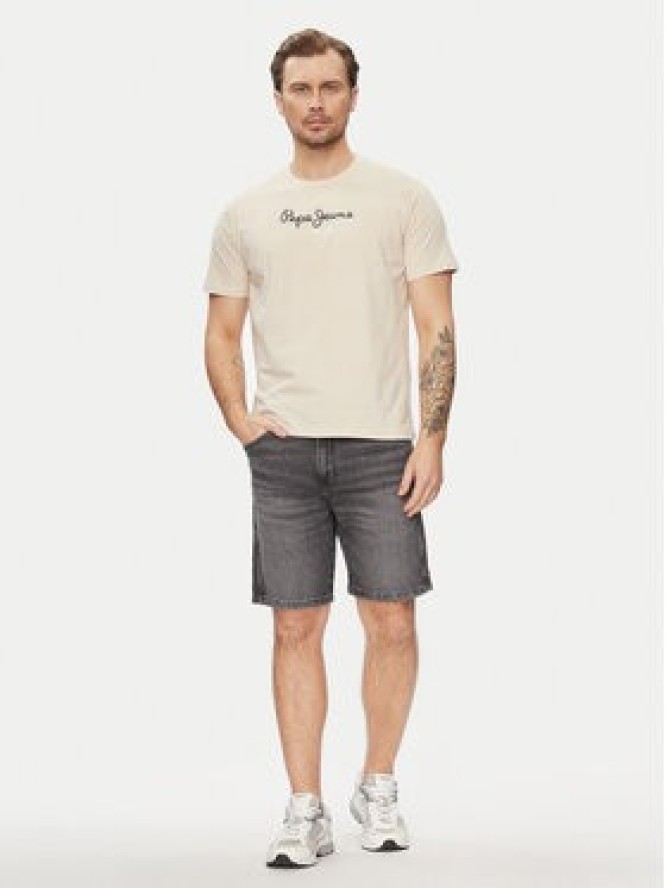 Pepe Jeans T-Shirt Eggo N PM508208 Beżowy Regular Fit