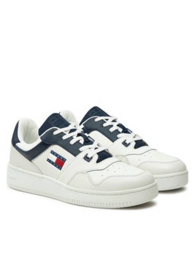 Tommy Jeans Sneakersy Tjm Retro Basket Ess EM0EM01395 Biały