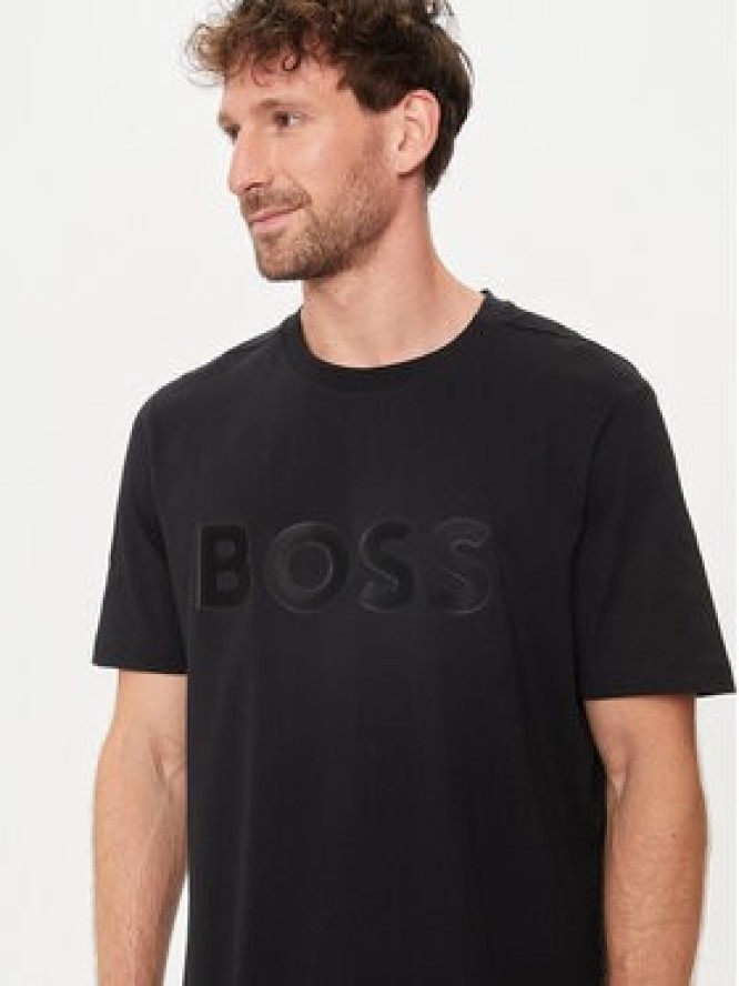 Boss T-Shirt Tee 1 50512866 Czarny Regular Fit