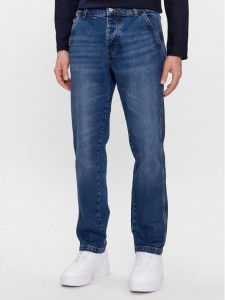 United Colors Of Benetton Jeansy 41TBUE019 Niebieski Straight Fit