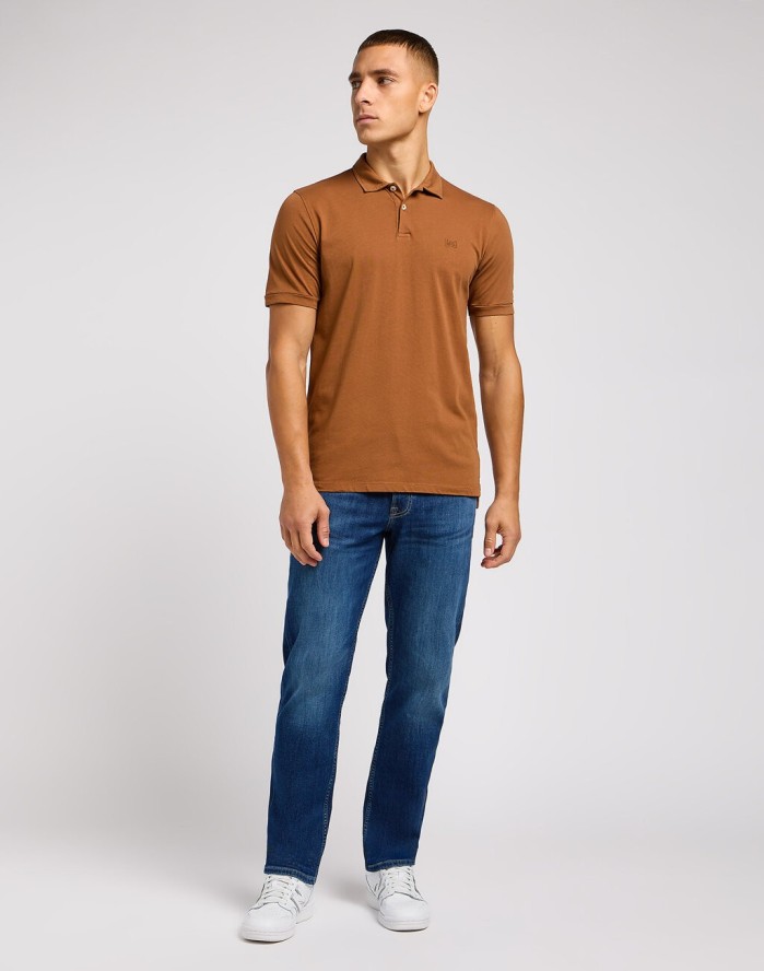 WRANGLER JERSEY POLO MĘSKA KOSZULKA POLO POLÓWKA ACORN 112349965